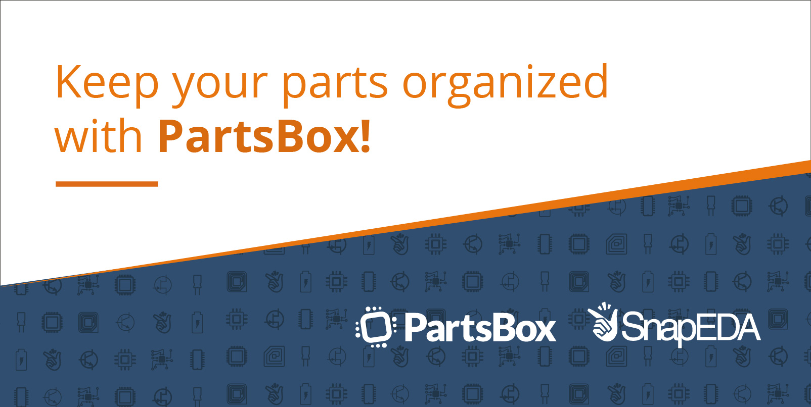 How to organize electronic parts (PartsBox)