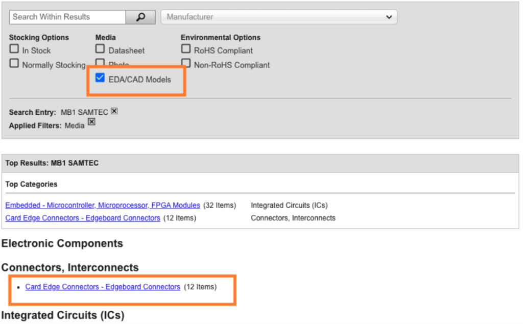 Step 3 - How to Download SnapEDA CAD models on Digi-Key