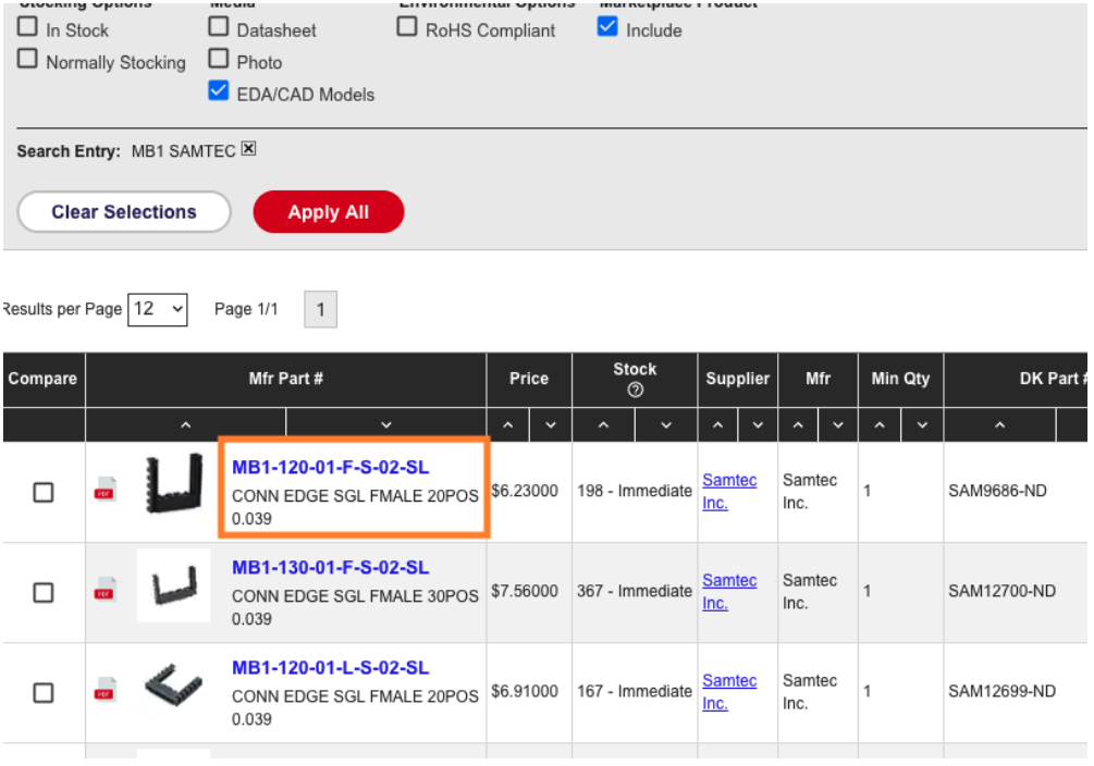 Step 4 - How to Download SnapEDA CAD models on Digi-Key