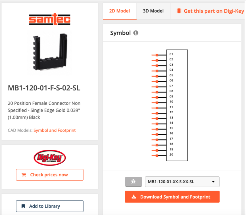 Step 6 - How to Download SnapEDA CAD models on Digi-Key